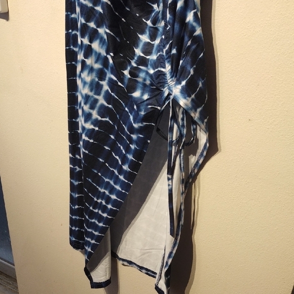 SHEIN Blue Tie-Dye Maxi Dress - Picture 6 of 10